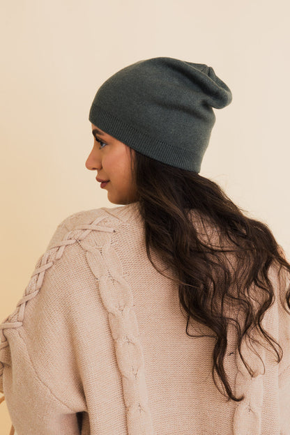 Cozy Up Trendy Chunky Knit Slouch Beanie-Soul Flow Apparel