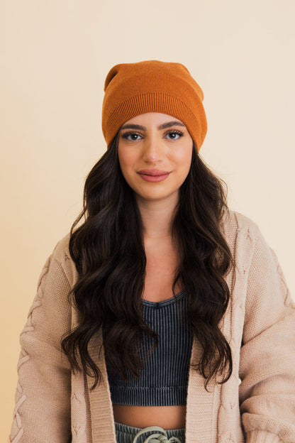 Cozy Up Trendy Chunky Knit Slouch Beanie-Soul Flow Apparel