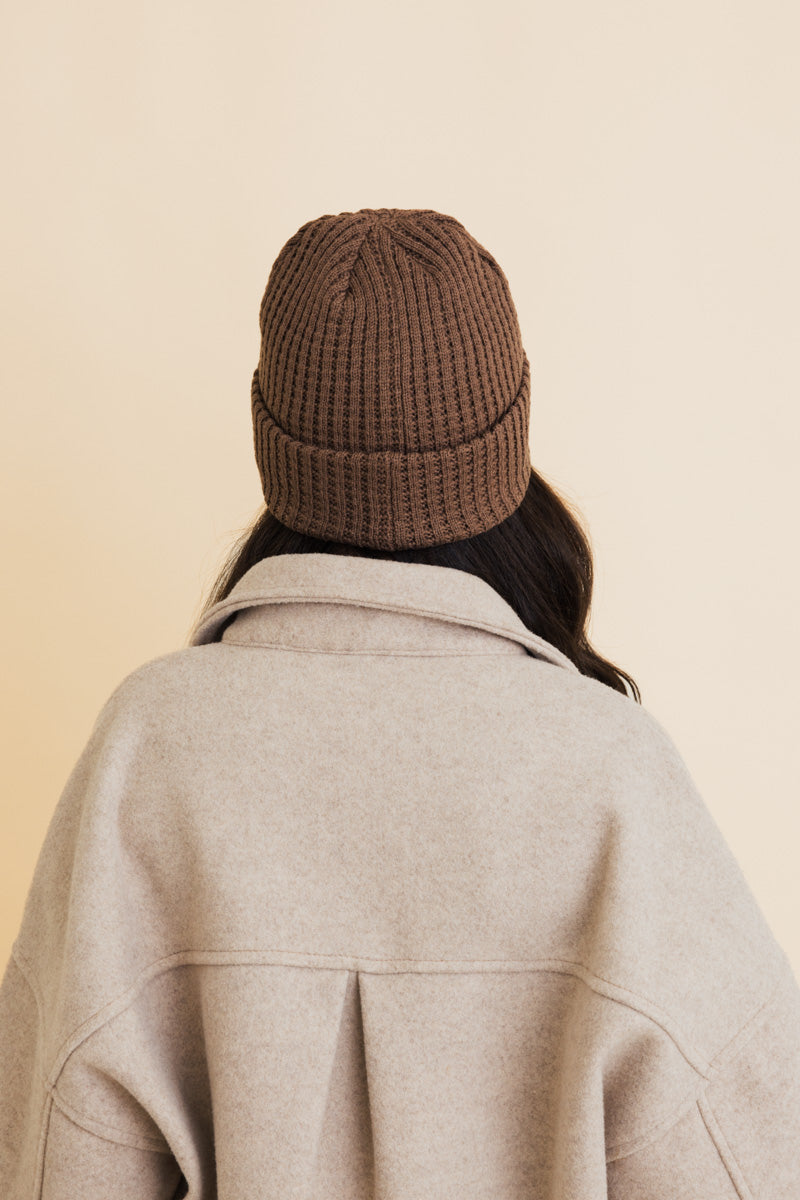 Soul Flow Apparel | Boho Toasty Waffle Puff Beanie