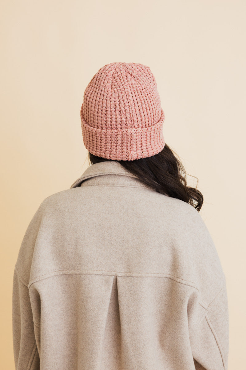 Soul Flow Apparel | Boho Toasty Waffle Puff Beanie