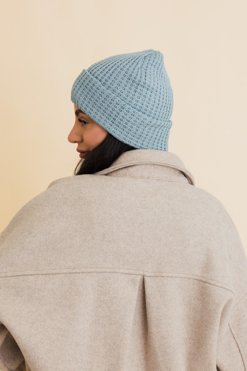 Soul Flow Apparel | Boho Toasty Waffle Puff Beanie