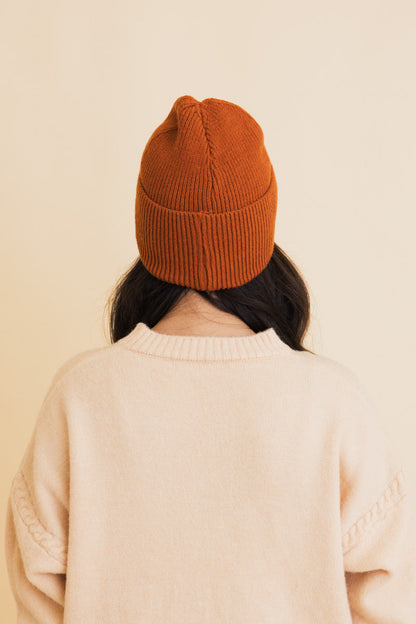 Square Sparkle Smiles Ribbed Beanie-Soul Flow Apparel