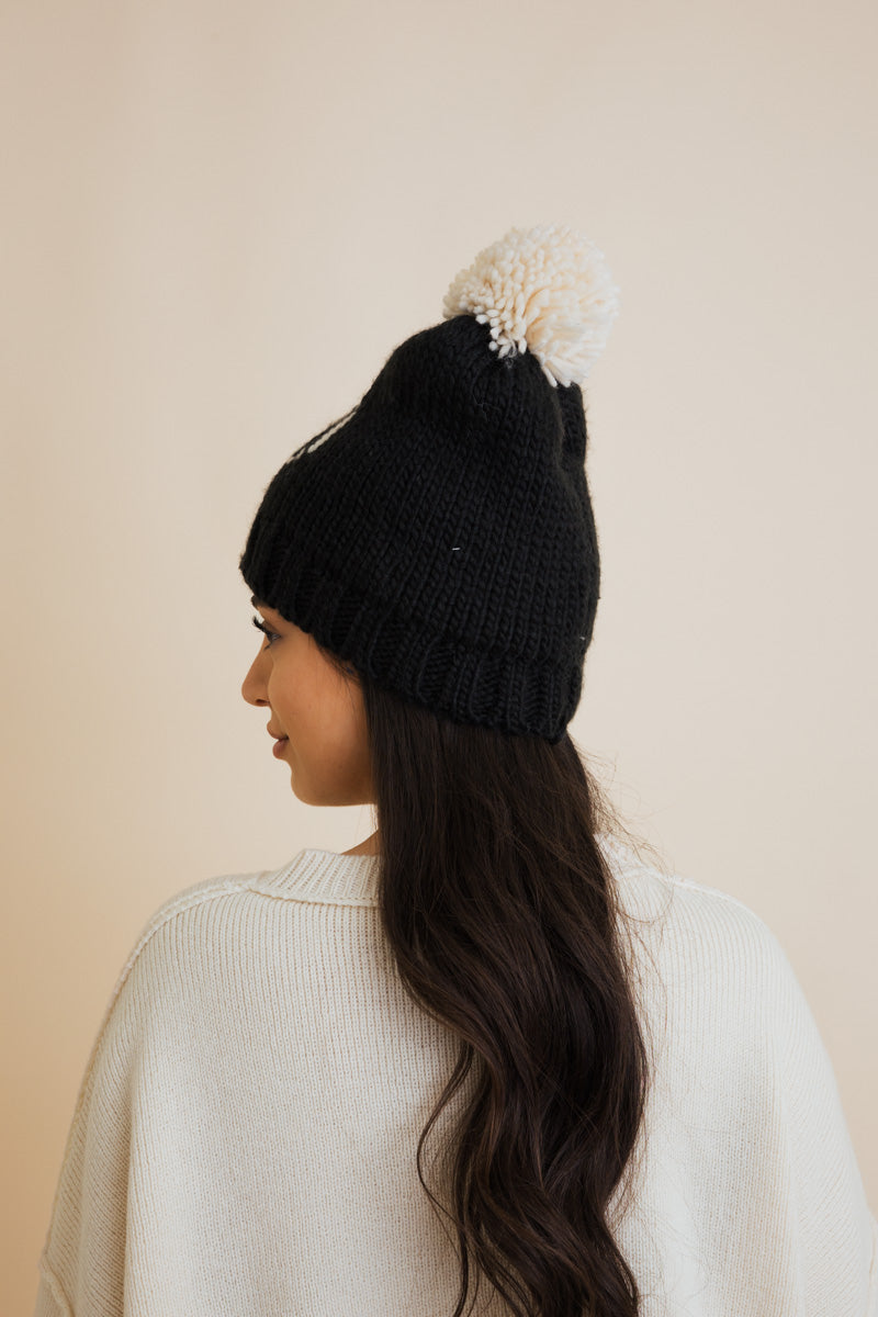 Snuggle & Happy Cheer Up Pom Beanie-Soul Flow Apparel