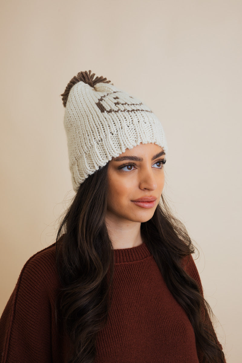 Snuggle & Happy Cheer Up Pom Beanie-Soul Flow Apparel