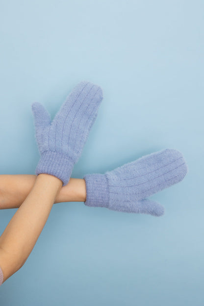 Plush Pastel Fuzzy Winter Mittens 🧤 Leto Collection