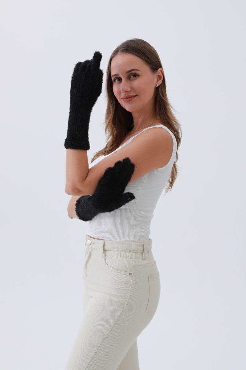 Luxuriously Soft Fleece Gloves – Warm, Fashionable Winter Must-Have ??????-Soul Flow Apparel