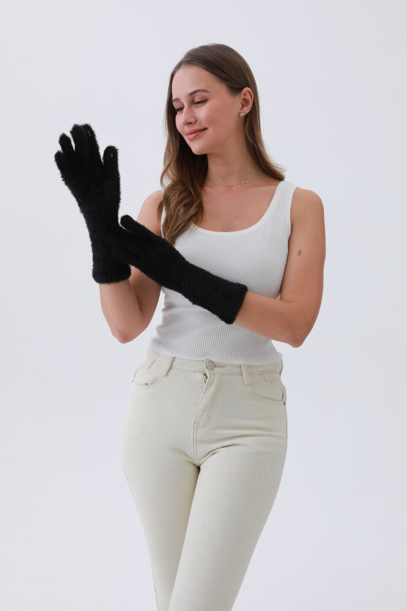 Luxuriously Soft Fleece Gloves – Warm, Fashionable Winter Must-Have ??????-Soul Flow Apparel