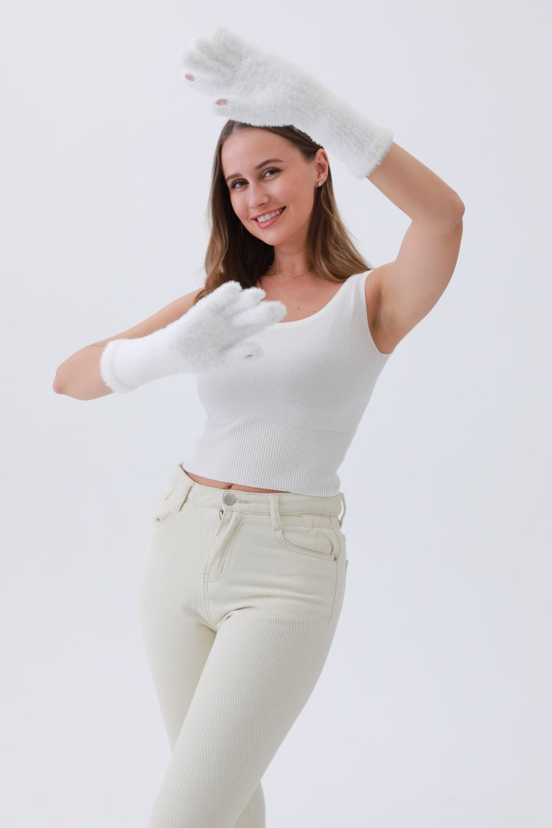 Luxuriously Soft Fleece Gloves – Warm, Fashionable Winter Must-Have ??????-Soul Flow Apparel