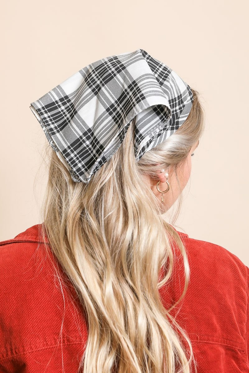 Triangle Flannel Head Scarf-Soul Flow Apparel