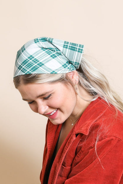 Triangle Flannel Head Scarf Hats & Hair