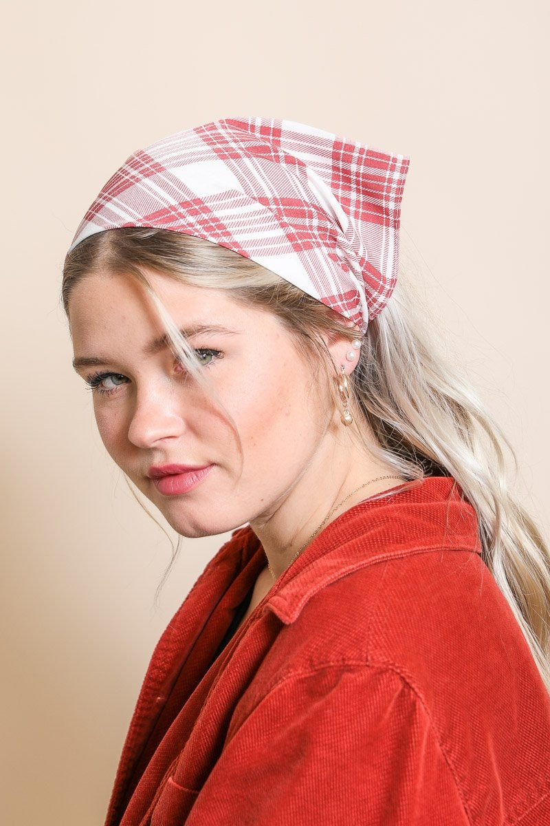 Triangle Flannel Head Scarf-Soul Flow Apparel