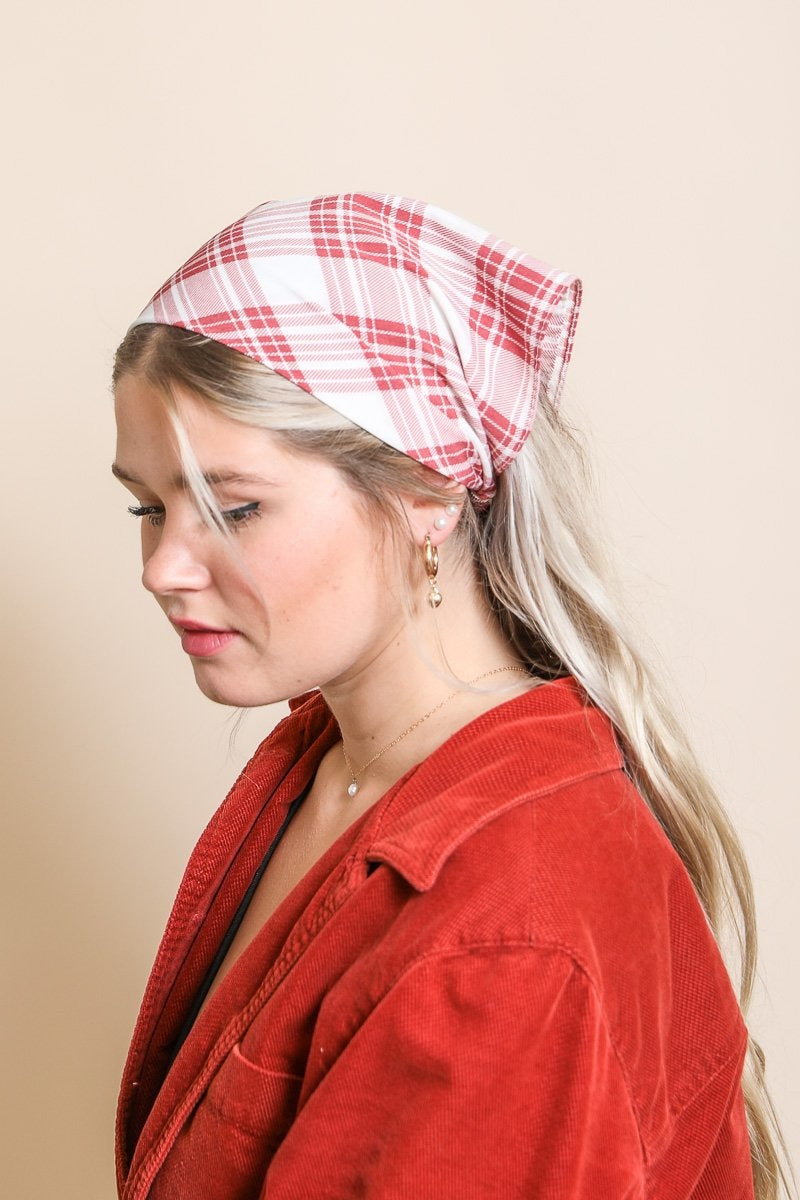 Triangle Flannel Head Scarf-Soul Flow Apparel