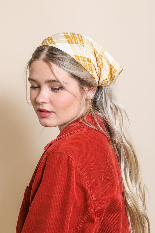 Triangle Flannel Head Scarf-Soul Flow Apparel