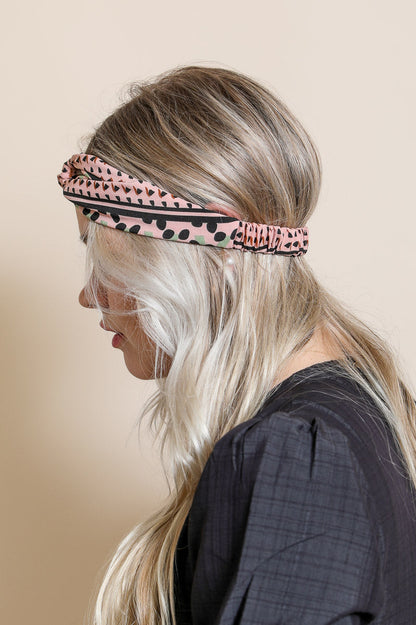 Mod Pattern Twist Headband - Bohemian, Chic, Versatile ????-Soul Flow Apparel