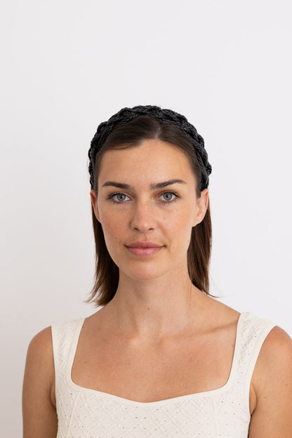 Woven Summer Alice Headband-Soul Flow Apparel