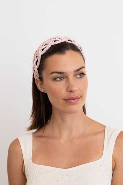 Woven Summer Alice Headband-Soul Flow Apparel