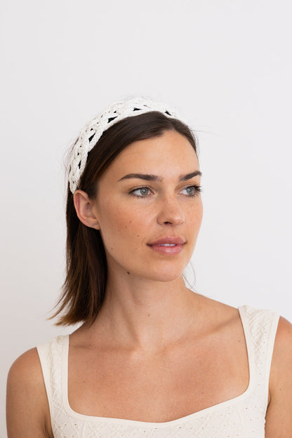 Woven Summer Alice Headband-Soul Flow Apparel