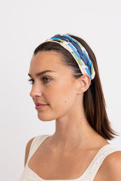 Summer Vibes Multicolor Braided Headband-Soul Flow Apparel