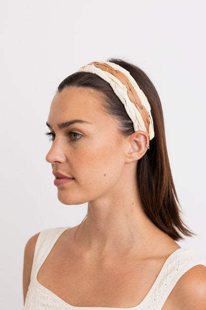Summer Vibes Multicolor Braided Headband-Soul Flow Apparel