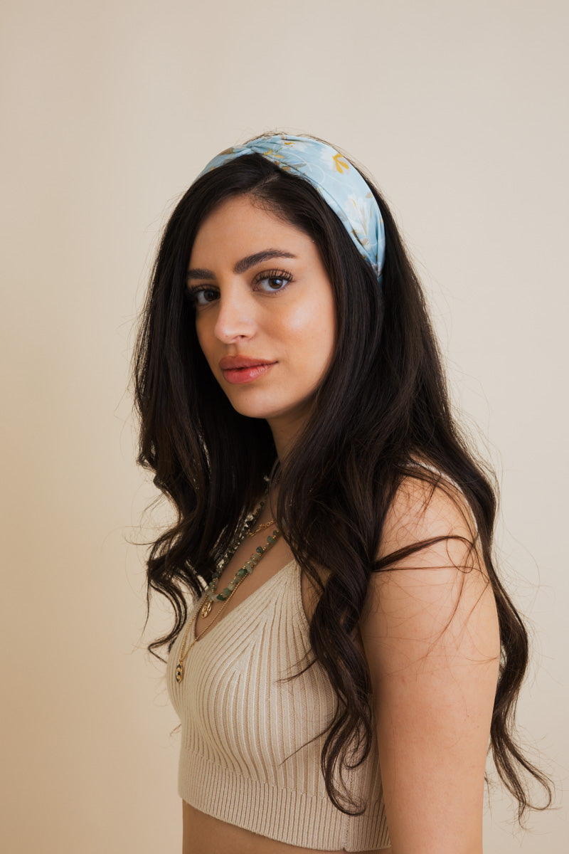 Satin Smooth Floral Headband ????-Soul Flow Apparel