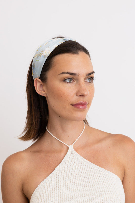 Secret Garden Satin Smooth Floral Headband ????-Soul Flow Apparel