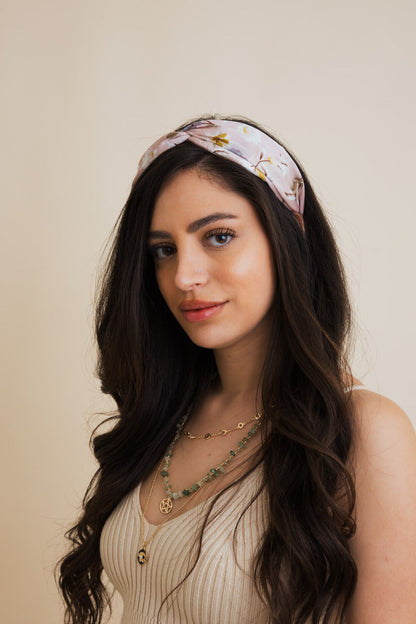Satin Smooth Floral Headband ????-Soul Flow Apparel