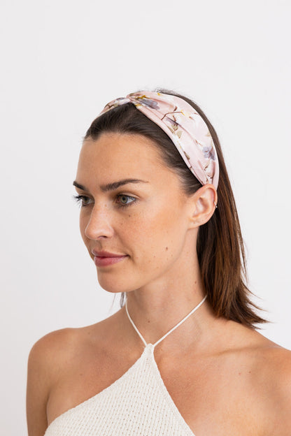 Secret Garden Satin Smooth Floral Headband ????-Soul Flow Apparel