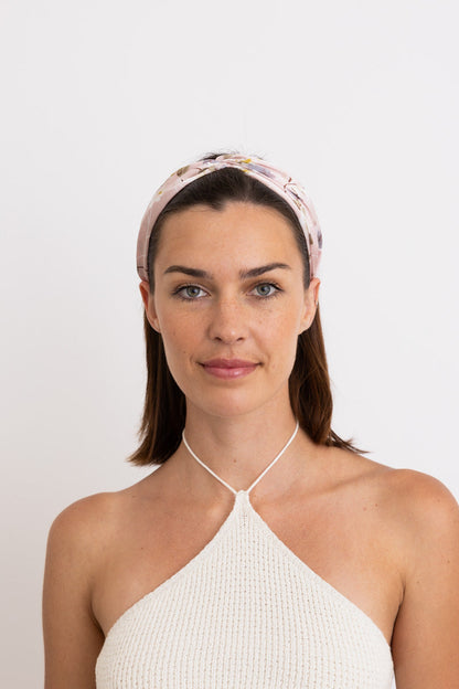 Secret Garden Satin Smooth Floral Headband ????-Soul Flow Apparel