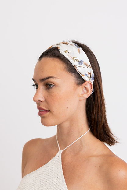 Secret Garden Satin Smooth Floral Headband ????-Soul Flow Apparel