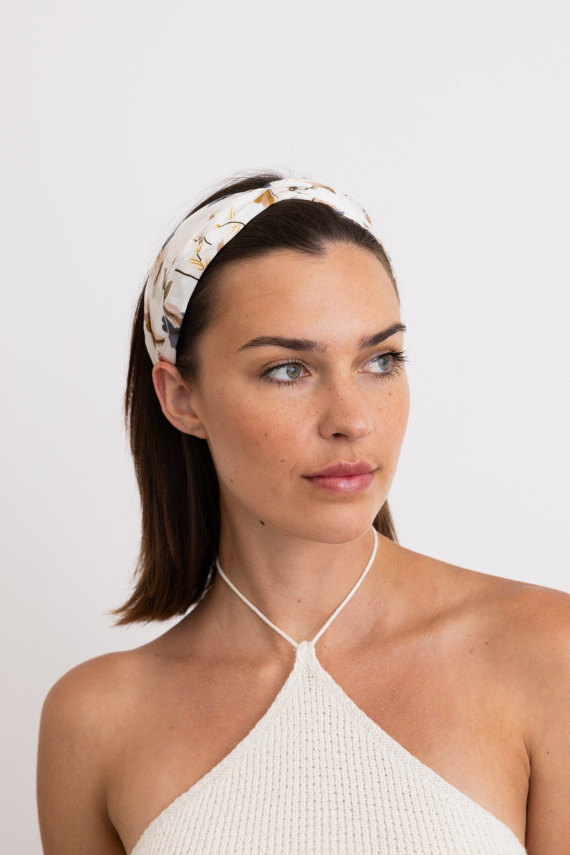 Secret Garden Satin Smooth Floral Headband ????-Soul Flow Apparel