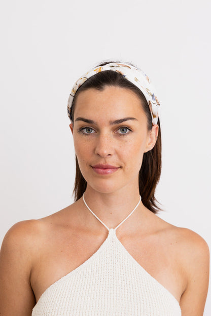 Secret Garden Satin Smooth Floral Headband ????-Soul Flow Apparel