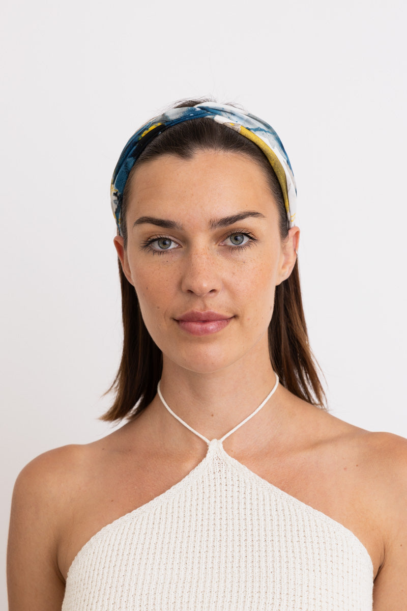 Cosmic Marbled Tie Dye Chiffon Headband-Soul Flow Apparel
