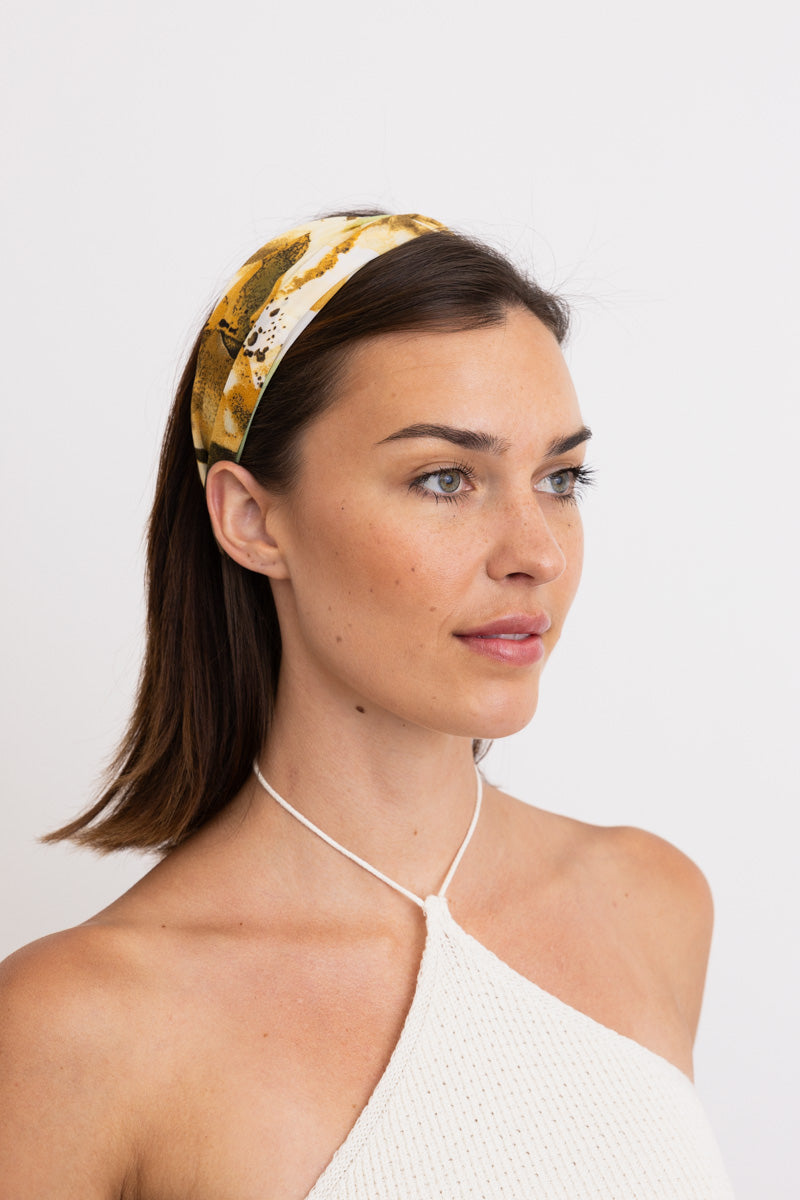 Cosmic Marbled Tie Dye Chiffon Headband-Soul Flow Apparel