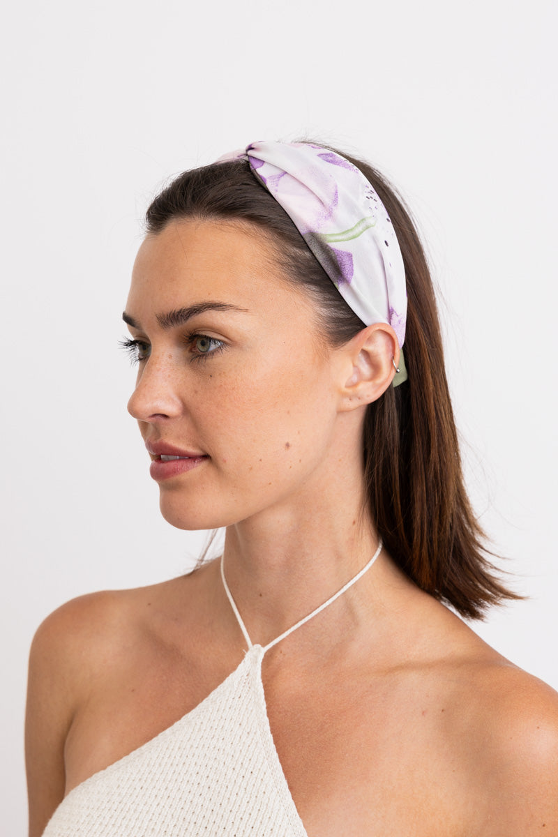 Cosmic Marbled Tie Dye Chiffon Headband-Soul Flow Apparel