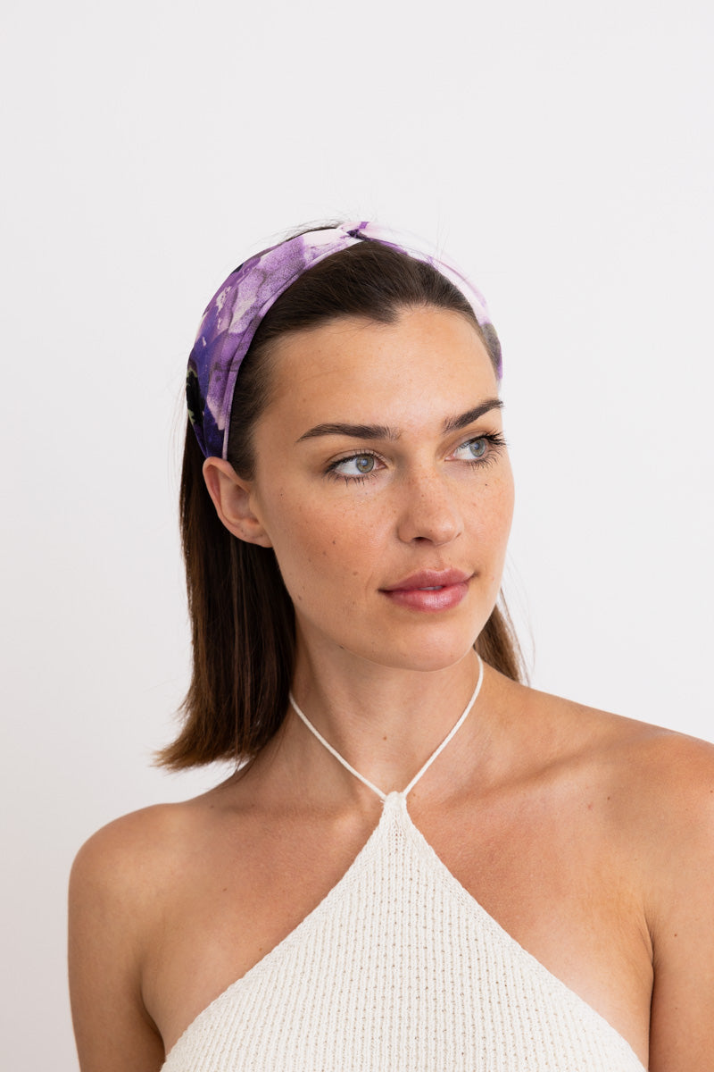 Cosmic Marbled Tie Dye Chiffon Headband-Soul Flow Apparel