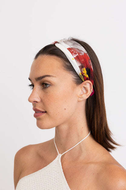 Cosmic Marbled Tie Dye Chiffon Headband-Soul Flow Apparel