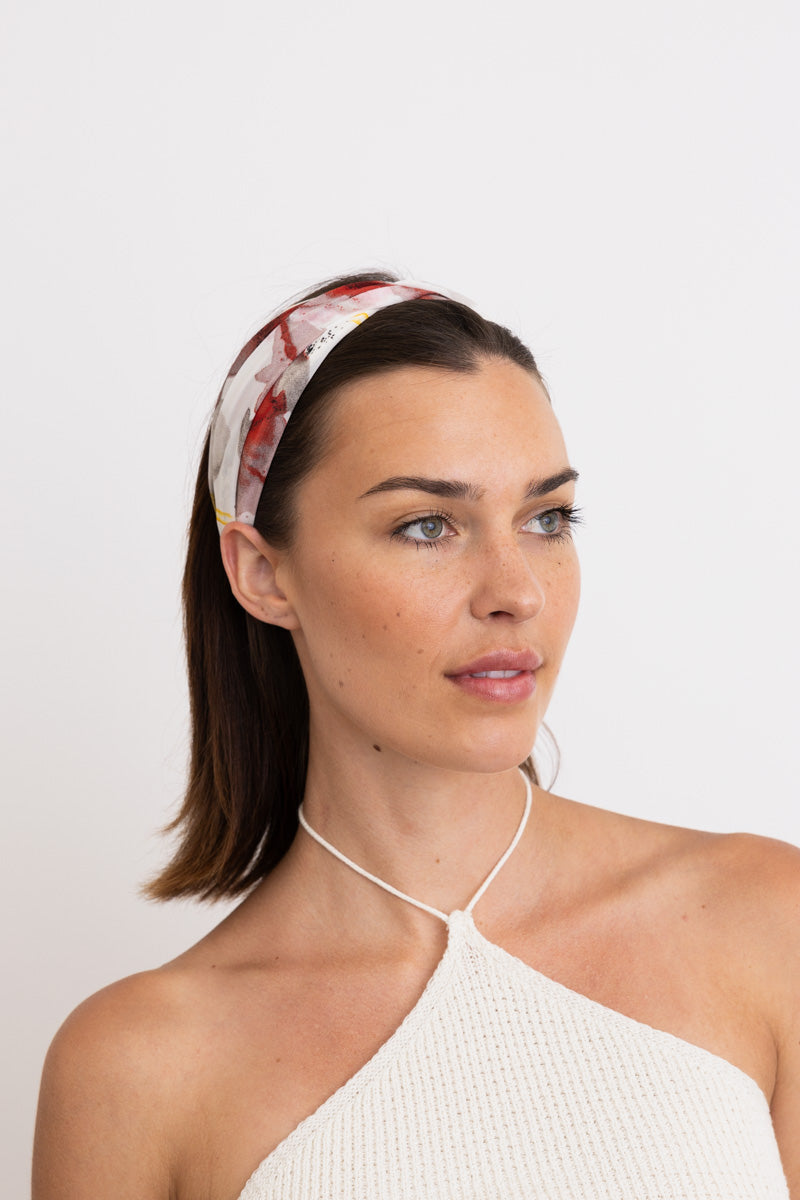 Cosmic Marbled Tie Dye Chiffon Headband-Soul Flow Apparel