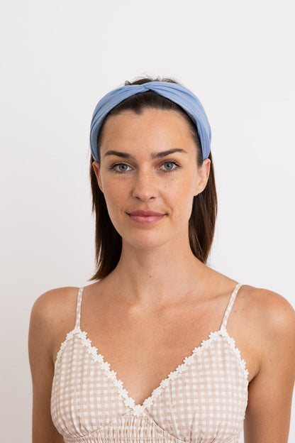 Pleated Solid Color Summer Headband??-Soul Flow Apparel