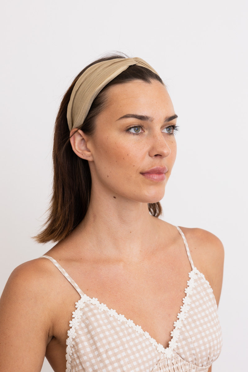 Pleated Solid Color Summer Headband??-Soul Flow Apparel