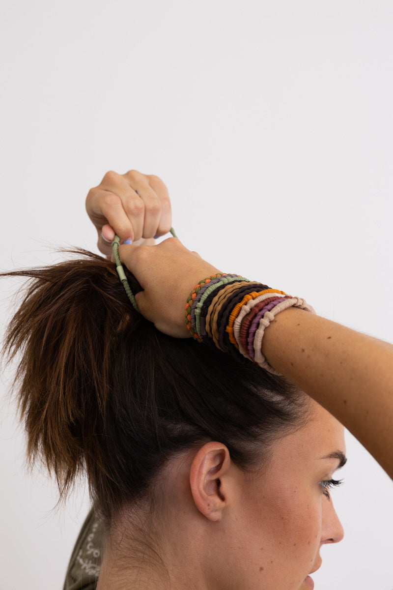 Braided Hair Tie Bracelets – Stackable Boho Set ?????-Soul Flow Apparel