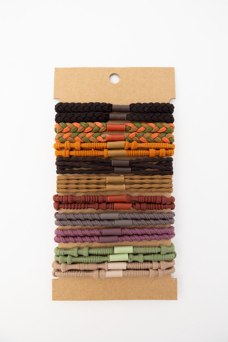 Braided Hair Tie Bracelets – Stackable Boho Set ?????-Soul Flow Apparel