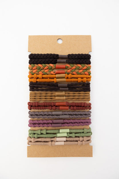 Braided Hair Tie Bracelets – Stackable Boho Set ?????-Soul Flow Apparel