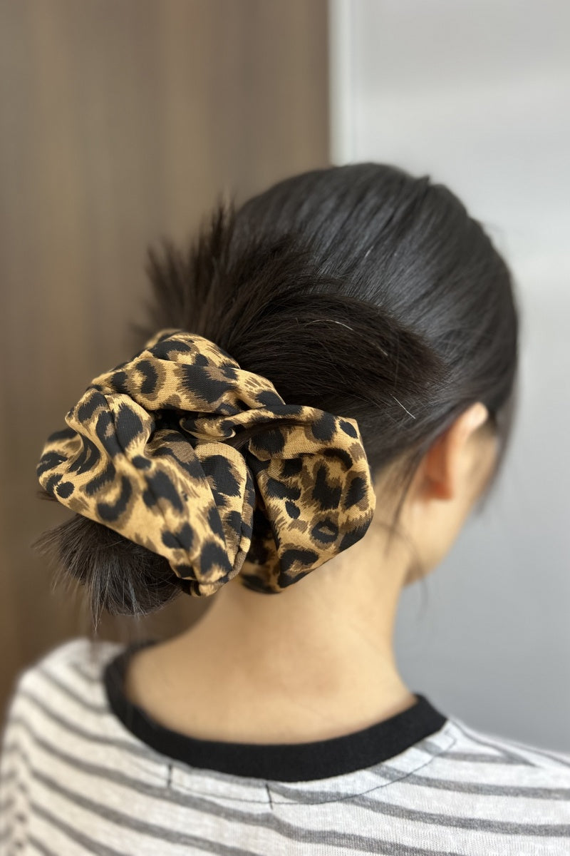 Leopard Print Scrunchies – Wild Animal Hair Rings ?????-Soul Flow Apparel