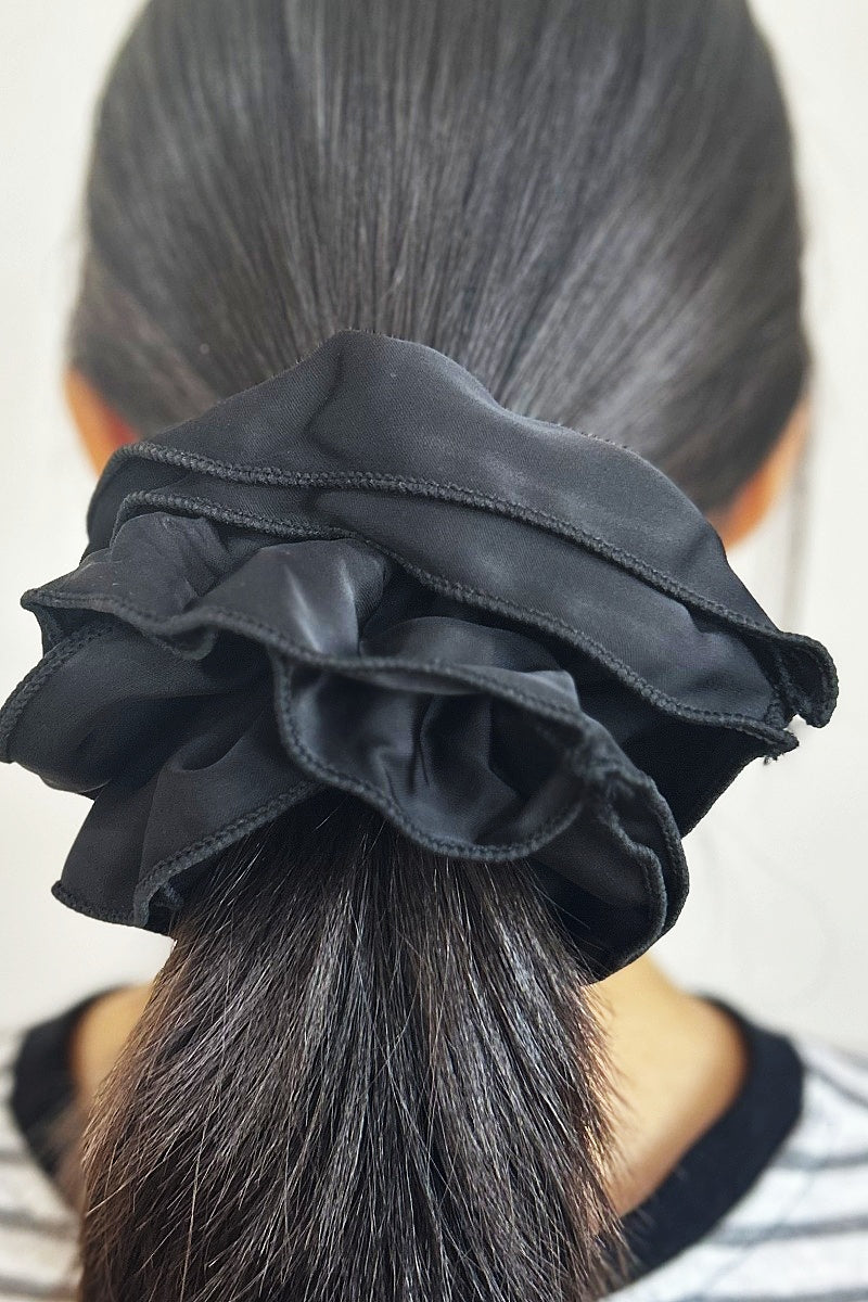 Parisian Satin Scrunchies – Retro Hair Ties with Luxe Feel ????????-Soul Flow Apparel