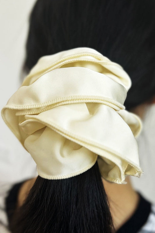 Parisian Satin Scrunchies – Retro Hair Ties with Luxe Feel ????????-Soul Flow Apparel