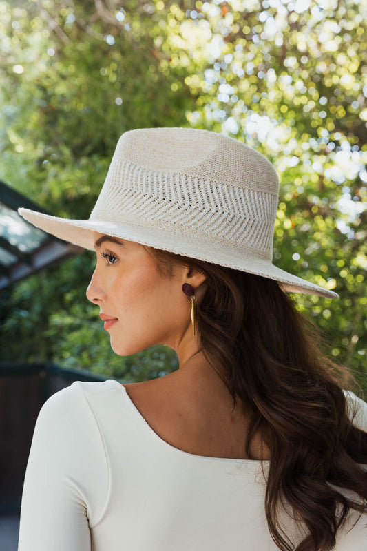 Wanderlust Wide Brim Pinched Front Hat-Soul Flow Apparel