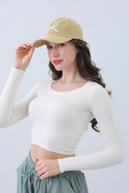 Embroidered Bow Ribbon Baseball Cap – Stylish & Chic??????-Soul Flow Apparel