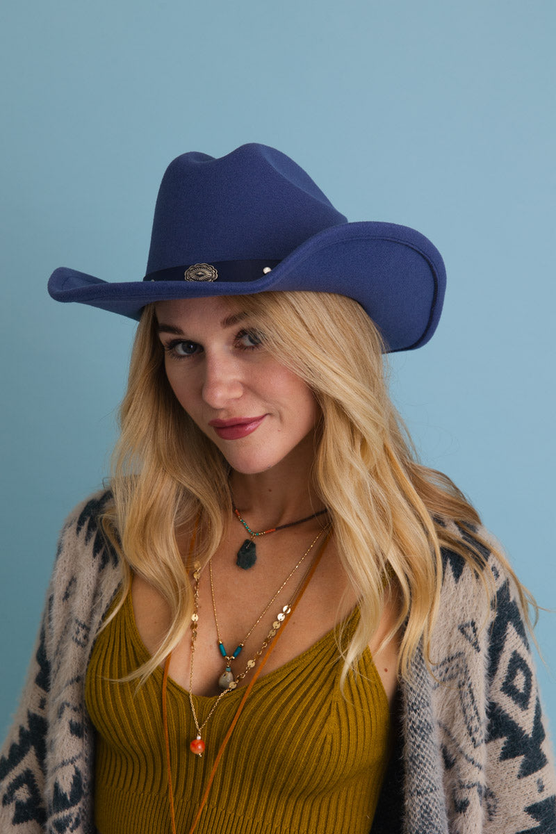 Soul Flow Apparel | Boho Western Love Classic Cowboy Hat