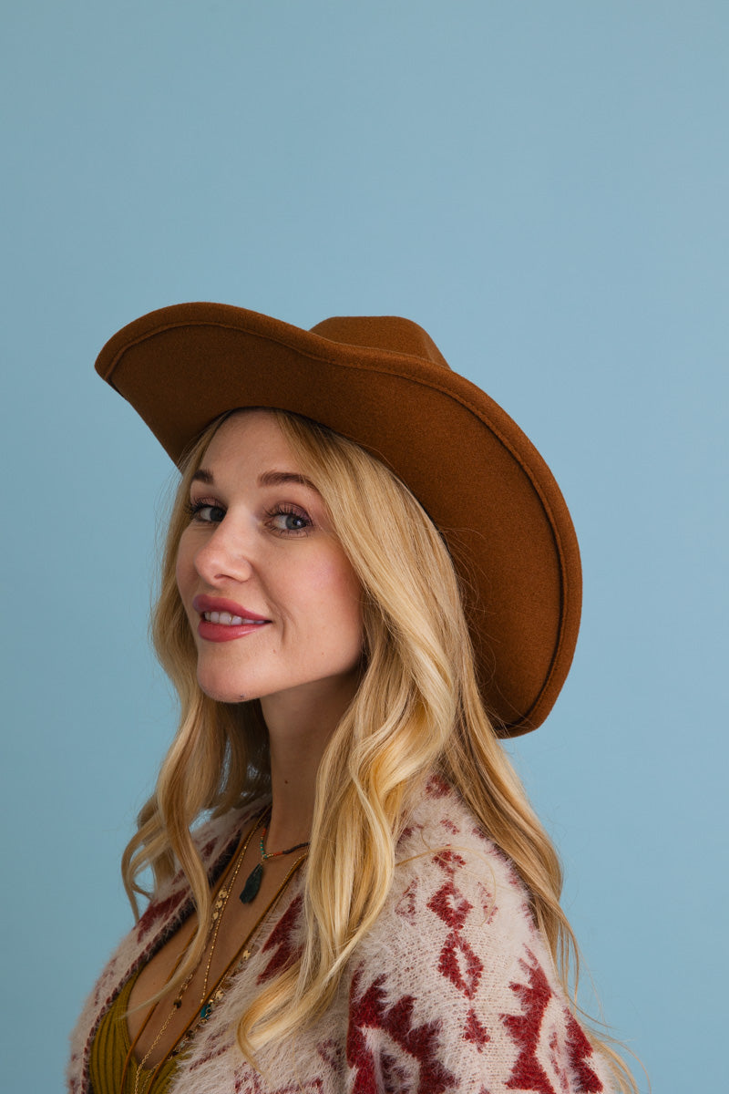 Soul Flow Apparel | Boho Western Love Classic Cowboy Hat