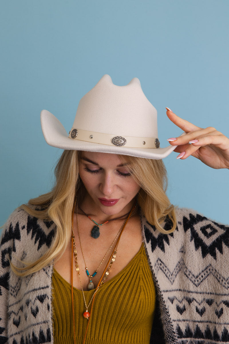 Soul Flow Apparel | Boho Western Love Classic Cowboy Hat